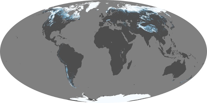 Global Map Snow Cover Image 171