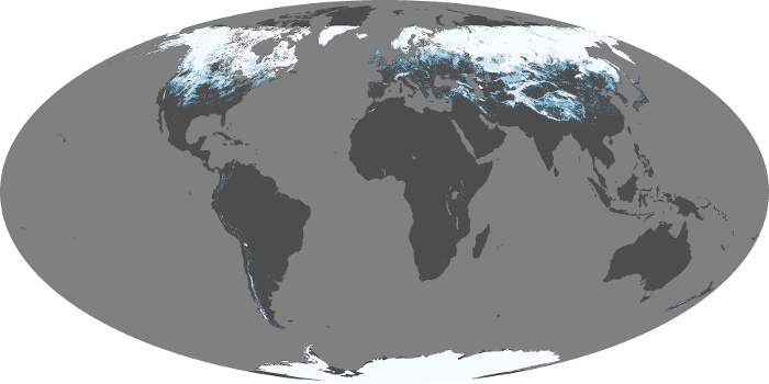 Global Map Snow Cover Image 177