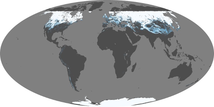 Global Map Snow Cover Image 178