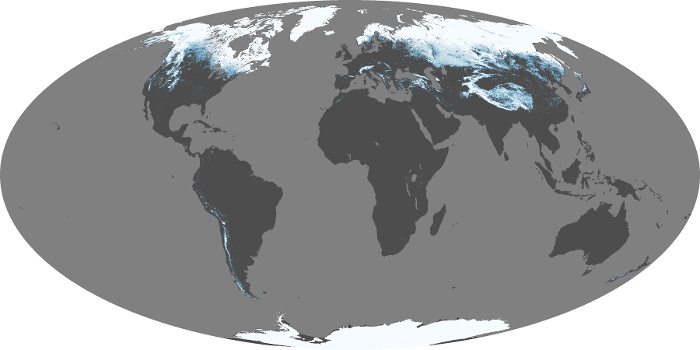 Global Map Snow Cover Image 182