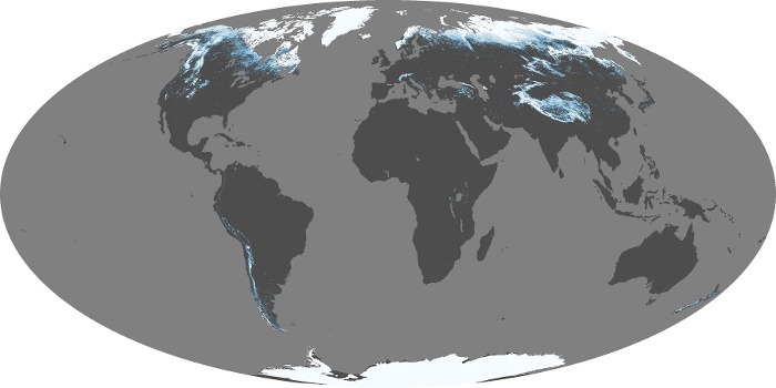 Global Map Snow Cover Image 107