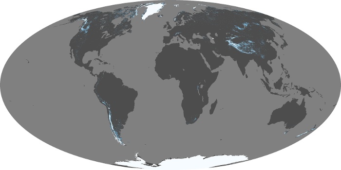 Global Map Snow Cover Image 185