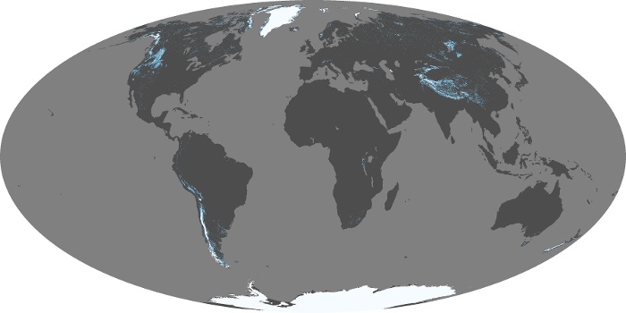 Global Map Snow Cover Image 110