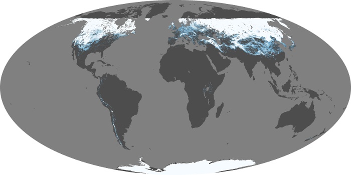 Global Map Snow Cover Image 190