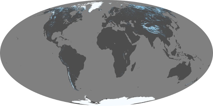 Global Map Snow Cover Image 123