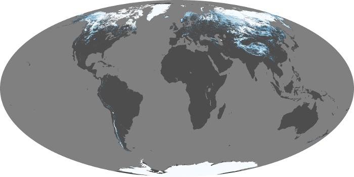 Global Map Snow Cover Image 200
