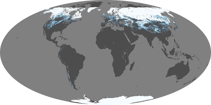 Global Map Snow Cover Image 201