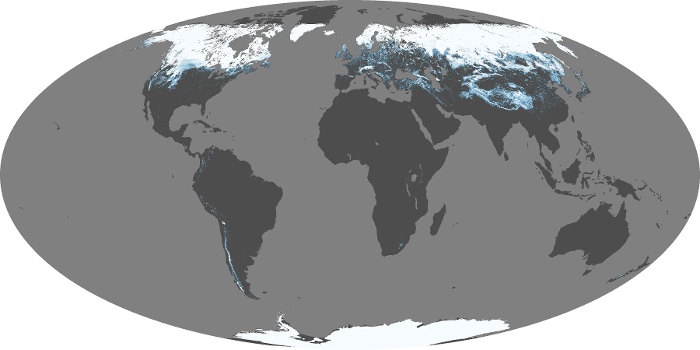 Global Map Snow Cover Image 137