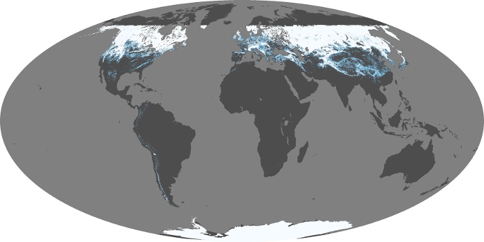 Global Map Snow Cover Image 214
