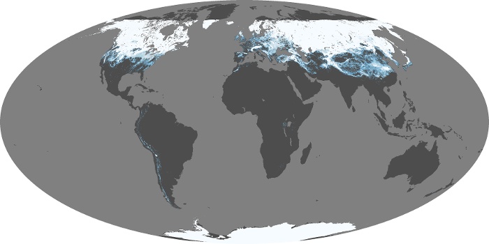 Global Map Snow Cover Image 215