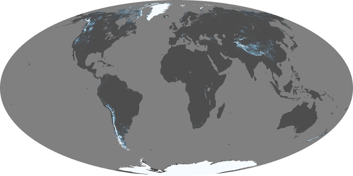 Global Map Snow Cover Image 221