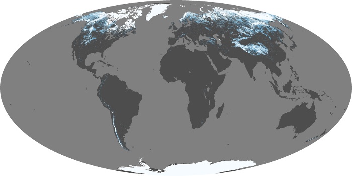 Global Map Snow Cover Image 224