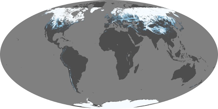 Global Map Snow Cover Image 225
