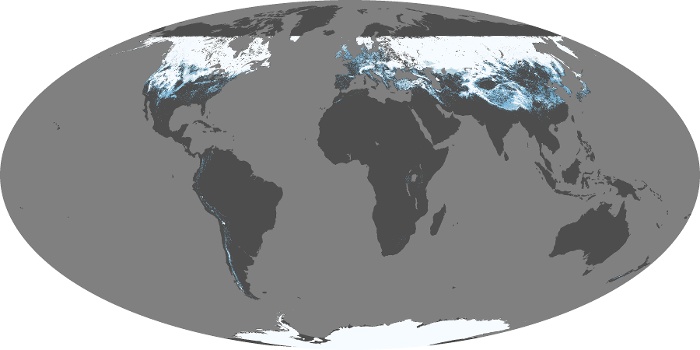 Global Map Snow Cover Image 226