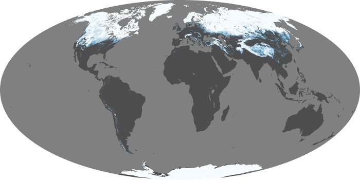 Global Map Snow Cover Image 153