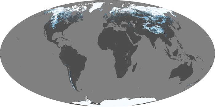 Global Map Snow Cover Image 236