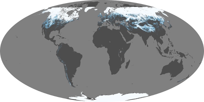 Global Map Snow Cover Image 237
