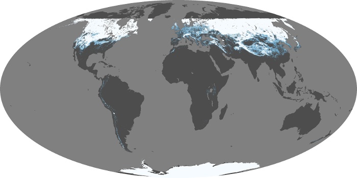 Global Map Snow Cover Image 238