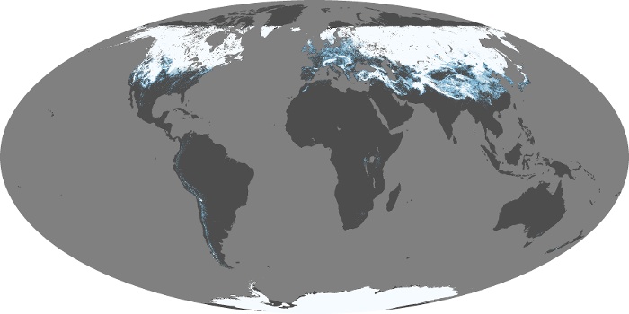 Global Map Snow Cover Image 239