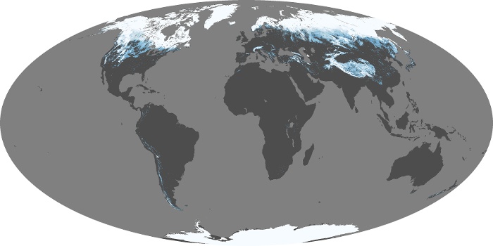 Global Map Snow Cover Image 242