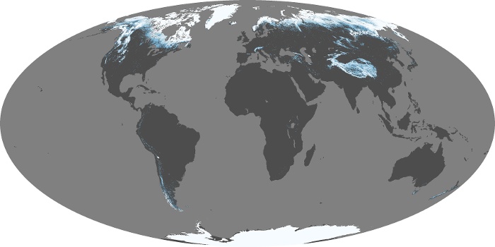 Global Map Snow Cover Image 243