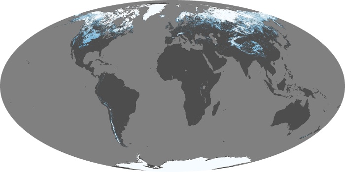 Global Map Snow Cover Image 172