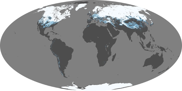 Global Map Snow Cover Image 176