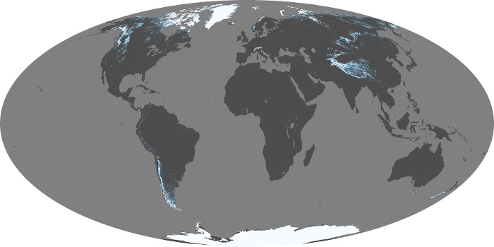 Global Map Snow Cover Image 180