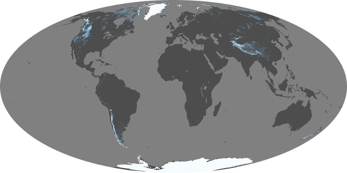 Global Map Snow Cover Image 257