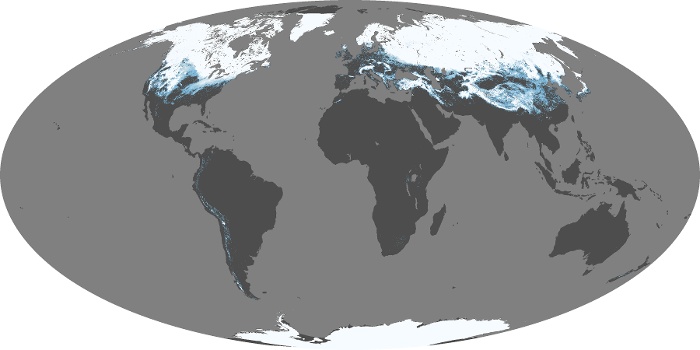 Global Map Snow Cover Image 264
