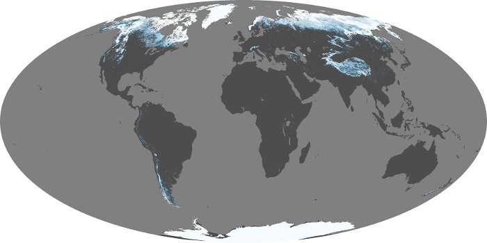Global Map Snow Cover Image 267