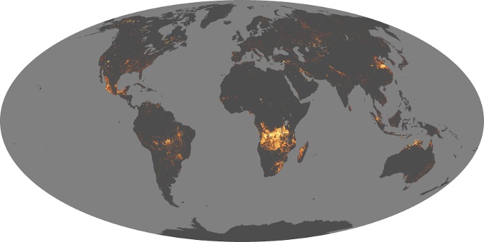 Global Map Fire Image 64
