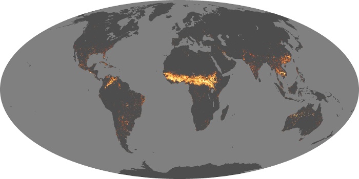 Global Map Fire Image 95
