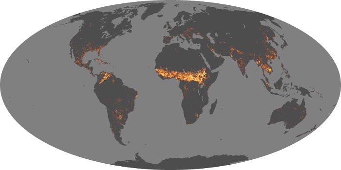 Global Map Fire Image 96