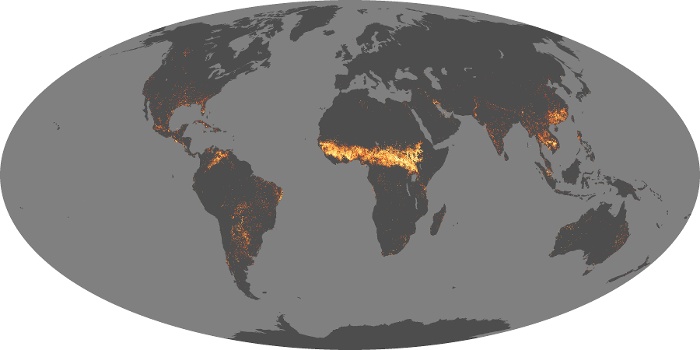 Global Map Fire Image 107
