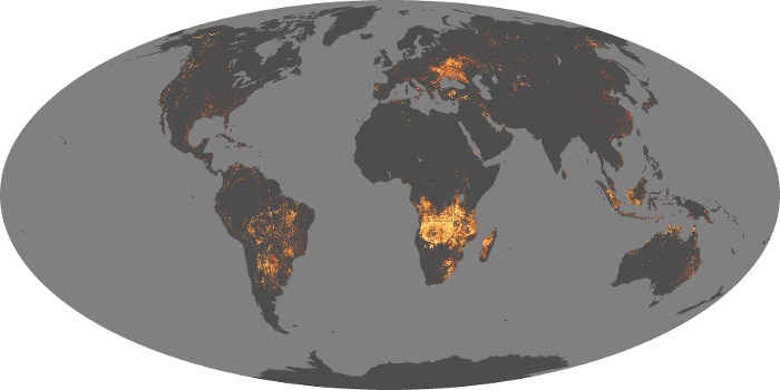 Global Map Fire Image 114