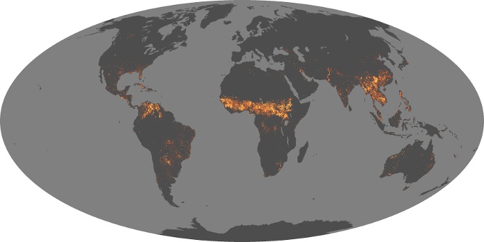 Global Map Fire Image 120