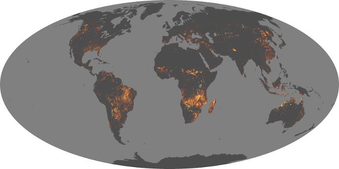 Global Map Fire Image 164