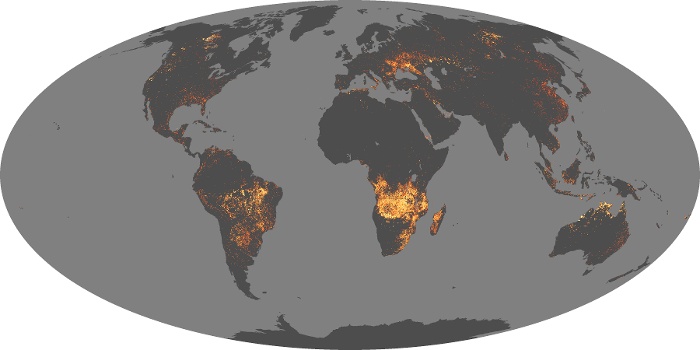 Global Map Fire Image 174