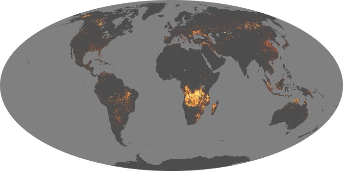 Global Map Fire Image 185
