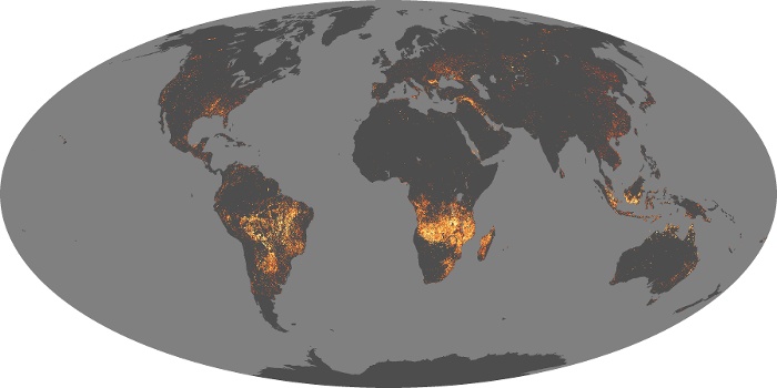 Global Map Fire Image 235