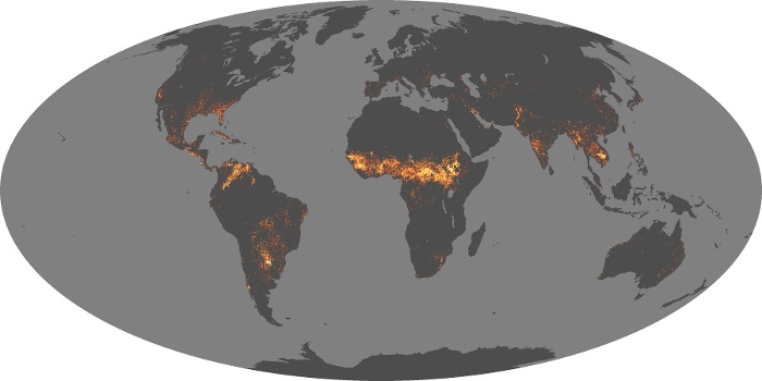 Global Map Fire Image 264