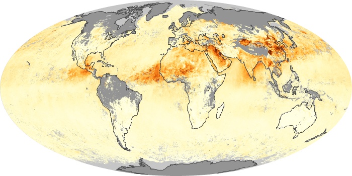 Global Map Aerosol Optical Depth Image 2