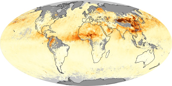 Global Map Aerosol Optical Depth Image 14