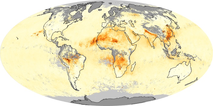 Global Map Aerosol Optical Depth Image 44