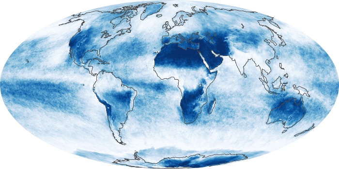 Global Map Cloud Fraction Image 6