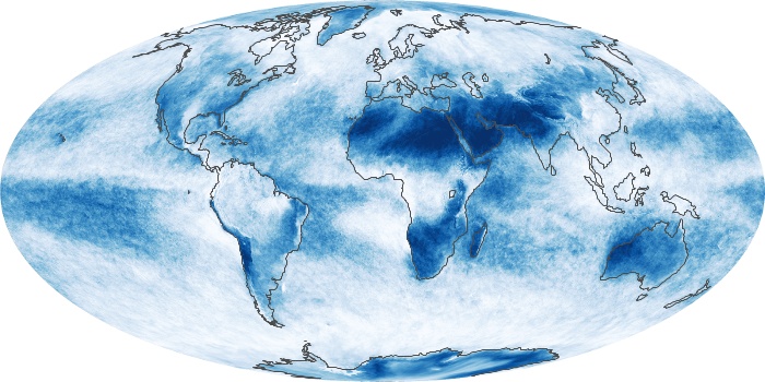 Global Map Cloud Fraction Image 9