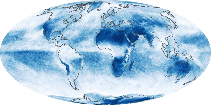 Global Map Cloud Fraction Image 16