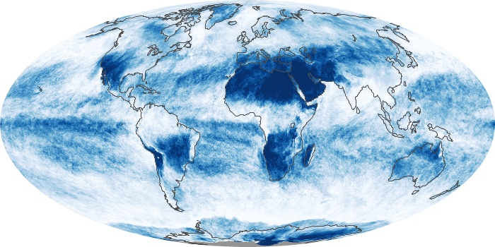 Global Map Cloud Fraction Image 17