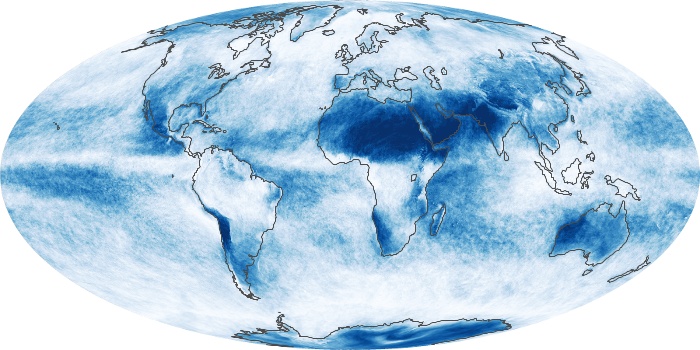Global Map Cloud Fraction Image 22